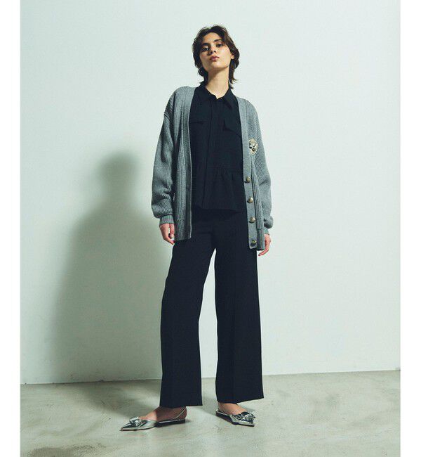 Grace Class「ビジューエンブレムカーディガン」|カーディガン|