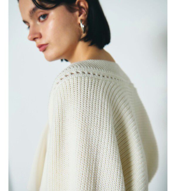 Diagram「畦ショートニットカーディガン」|カーディガン|