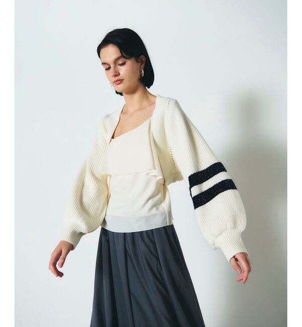 Diagram「畦ショートニットカーディガン」|カーディガン|