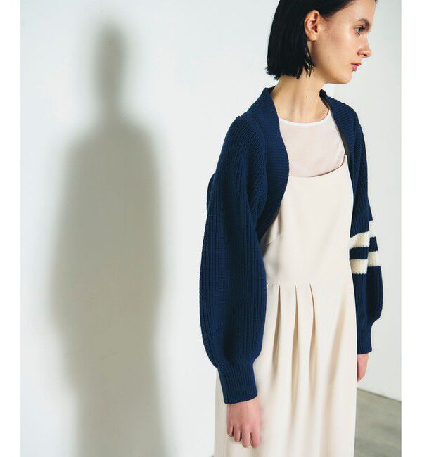 Diagram「畦ショートニットカーディガン」|カーディガン|