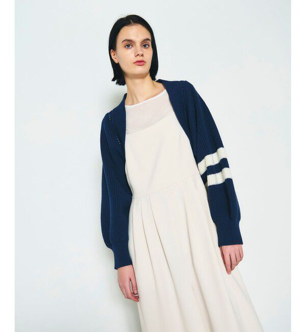 Diagram「畦ショートニットカーディガン」|カーディガン|