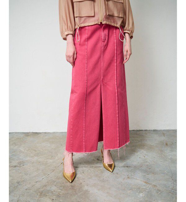 Grace Class「デニムタイトロングスカート」|スカート|ローズ