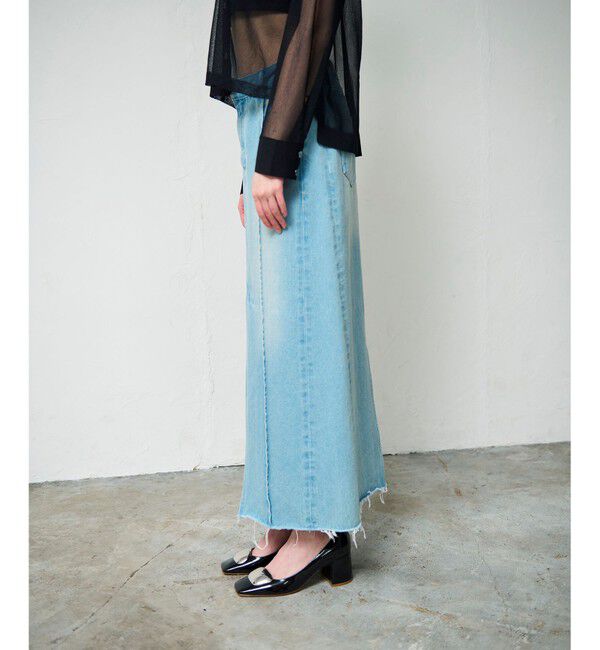 Grace Class「デニムタイトロングスカート」|スカート|