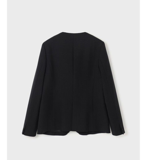 GRACE CONTINENTAL「ノーカラーレイヤードジャケット」|ノーカラージャケット|