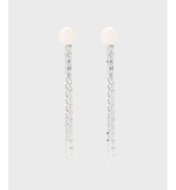 GRACE CONTINENTAL「パールタッセルピアス」|ピアス|