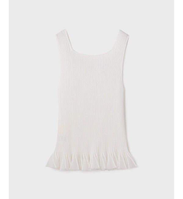 GRACE CONTINENTAL「シアーフリルニットトップ」|その他|