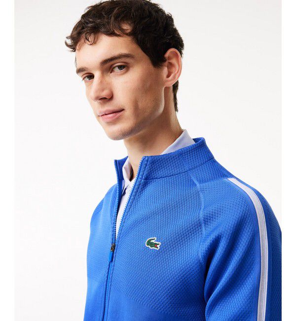 LACOSTE「『ノバク・ジョコビッチ』切り替えトラックジャケット」|カーディガン|