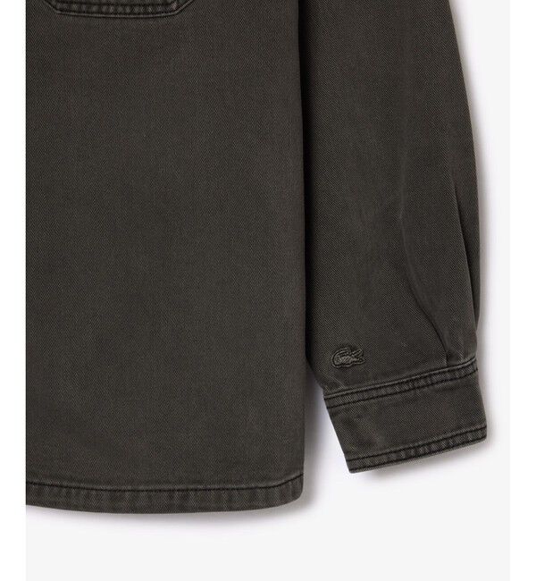 LACOSTE「オーガニックコットン ヘビーオンス  ガーメントダイ ヴィンテージデニムシャツ」|シャツ・ブラウス|