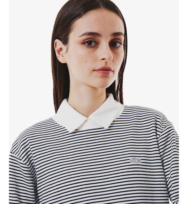 LACOSTE「ワッフルボーダーTシャツ」|Tシャツ・カットソー|