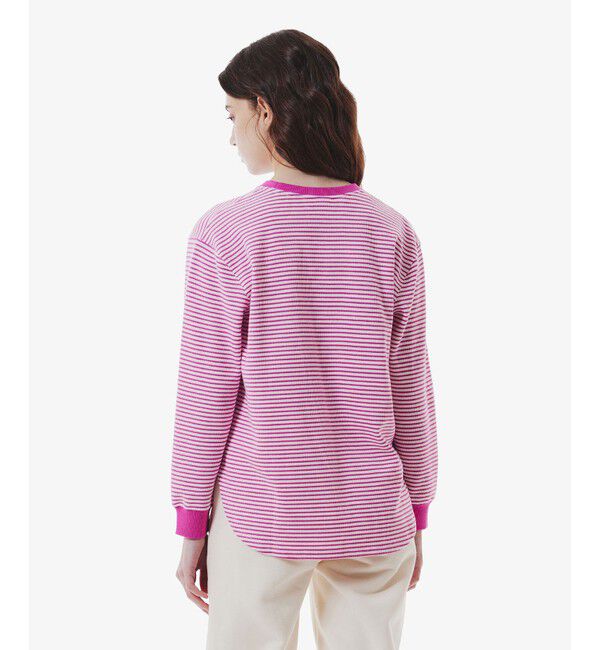 LACOSTE「ワッフルボーダーTシャツ」|Tシャツ・カットソー|