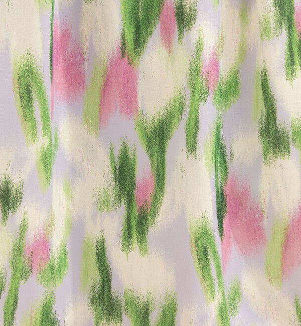 NOLLEY'S「ウォッシャブルボカシプリントタック＆ギャザースカート」|スカート|