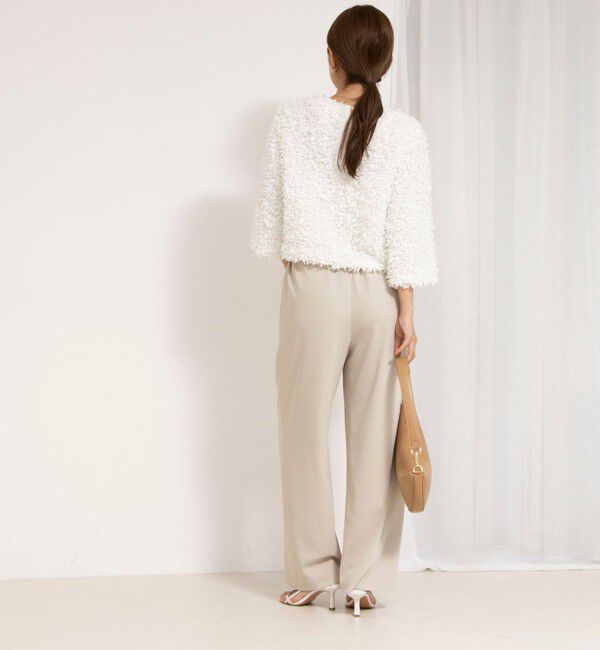 NOLLEY'S sophi「【追加】《オールシーズン対応》ウォッシャブルダブルクロスサテンイージーワイドパンツ」|その他|