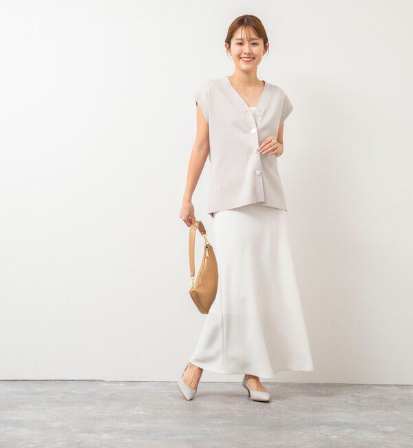 NOLLEY'S sophi「《手洗い可能》《オールシーズン/セットアップ対応》ラメ総針ニットジレ」|ニット・セーター|