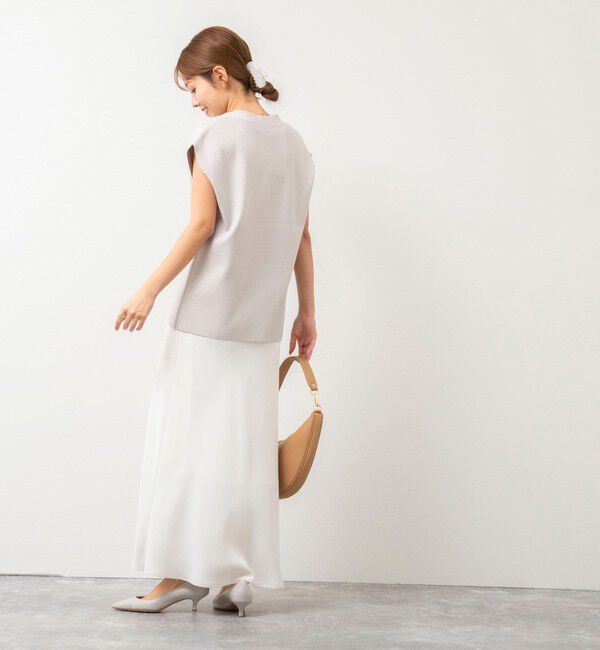 NOLLEY'S sophi「《手洗い可能》《オールシーズン/セットアップ対応》ラメ総針ニットジレ」|ニット・セーター|