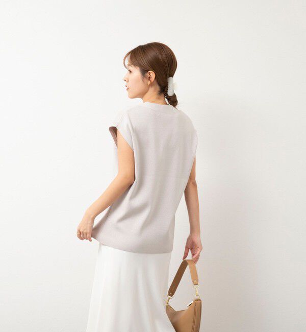 NOLLEY'S sophi「《手洗い可能》《オールシーズン/セットアップ対応》ラメ総針ニットジレ」|ニット・セーター|