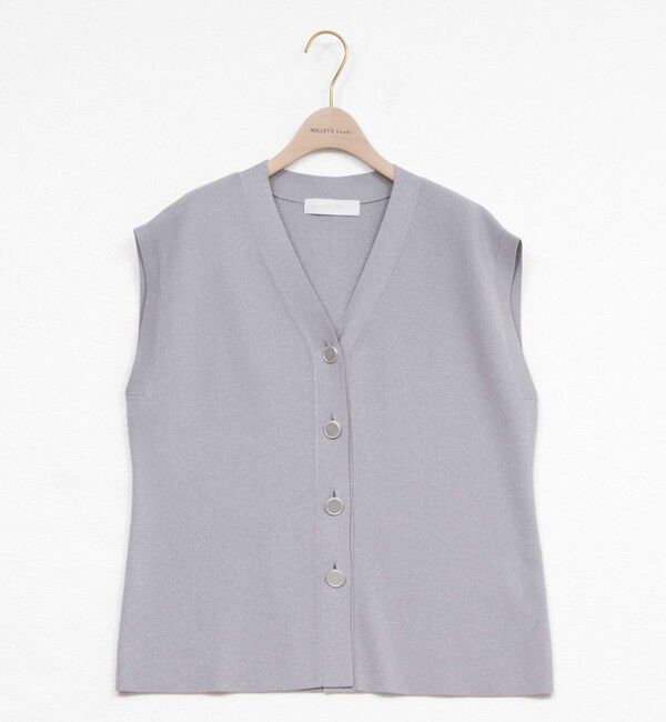 NOLLEY'S sophi「《手洗い可能》《オールシーズン/セットアップ対応》ラメ総針ニットジレ」|ニット・セーター|