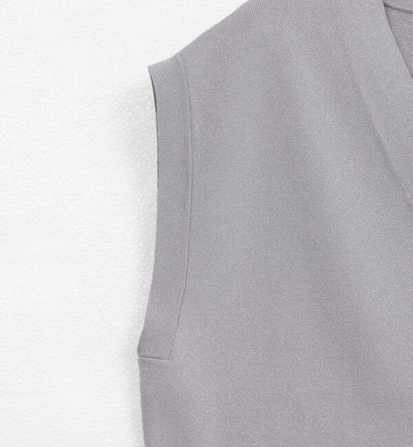 NOLLEY'S sophi「《手洗い可能》《オールシーズン/セットアップ対応》ラメ総針ニットジレ」|ニット・セーター|