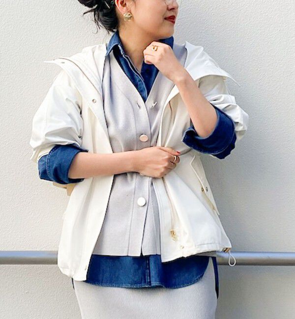 NOLLEY'S sophi「《手洗い可能》《オールシーズン/セットアップ対応》ラメ総針ニットジレ」|ニット・セーター|