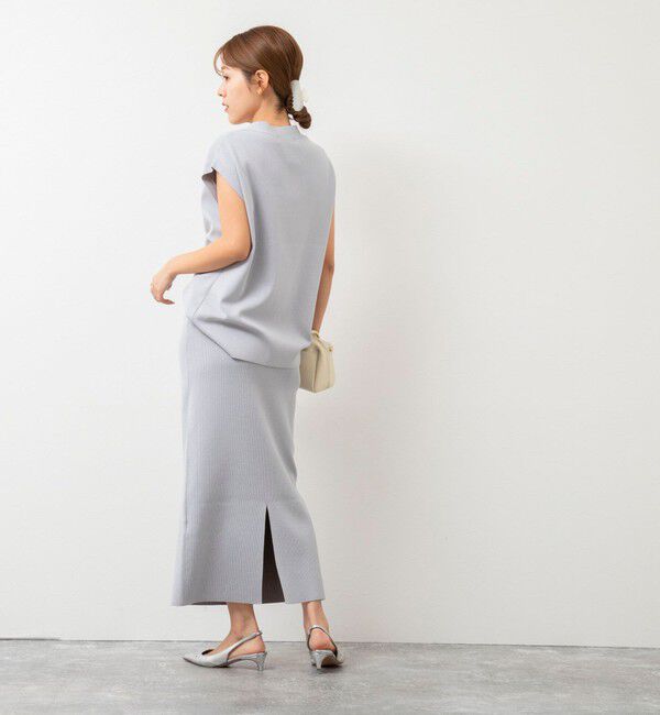 NOLLEY'S sophi「《手洗い可能》《オールシーズン/セットアップ対応》ラメ総針ニットジレ」|ニット・セーター|