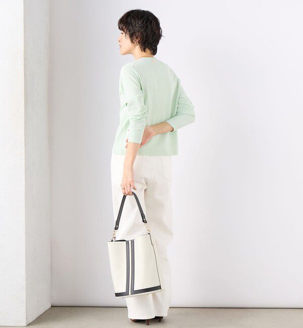 NOLLEY'S sophi「《アンサンブル対応》《手洗い可能》マルチファンクションクルーネックカーディガン」|カーディガン|