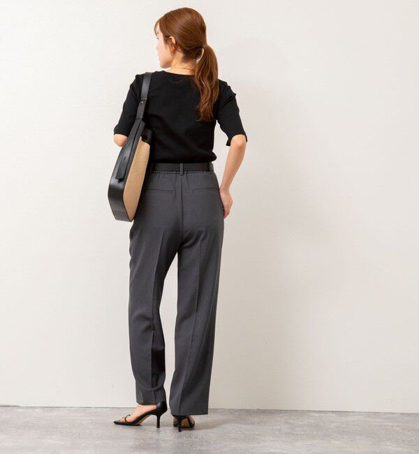 NOLLEY'S「【PR林☆別注カラーあり】ウォッシャブルツイルストレッチ愛されワイドパンツ」|その他|