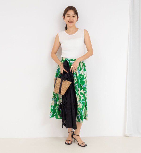 NOLLEY'S「《手洗い可能》ベーシックノースリーブニット」|ニット・セーター|