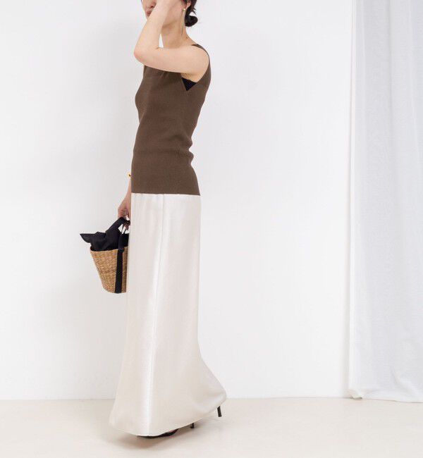 NOLLEY'S「《手洗い可能》ベーシックノースリーブニット」|ニット・セーター|