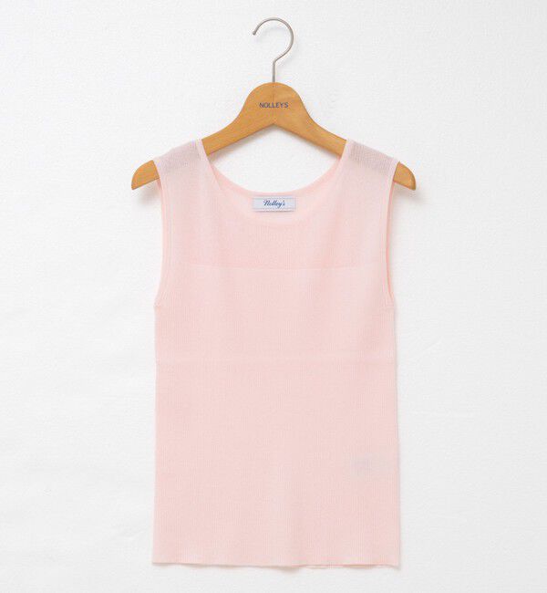 NOLLEY'S「《手洗い可能》ベーシックノースリーブニット」|ニット・セーター|