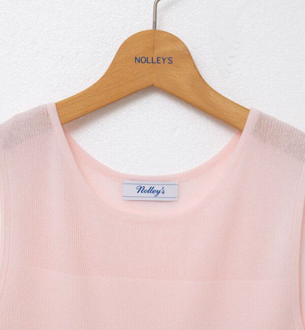 NOLLEY'S「《手洗い可能》ベーシックノースリーブニット」|ニット・セーター|