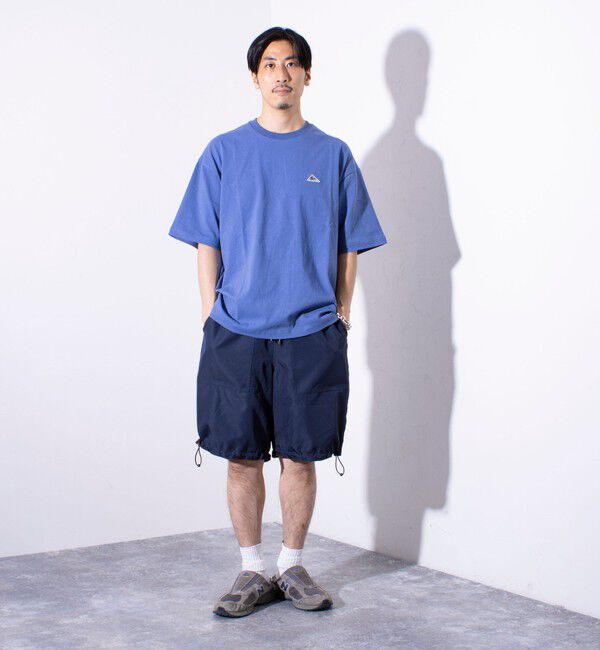 GLOSTER「【KELTY&times;GLOSTER】別注 バックタイポロゴプリントTシャツ ワンポイントワッペン」|Tシャツ・カットソー|