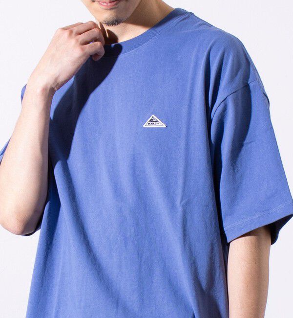 GLOSTER「【KELTY&times;GLOSTER】別注 バックタイポロゴプリントTシャツ ワンポイントワッペン」|Tシャツ・カットソー|