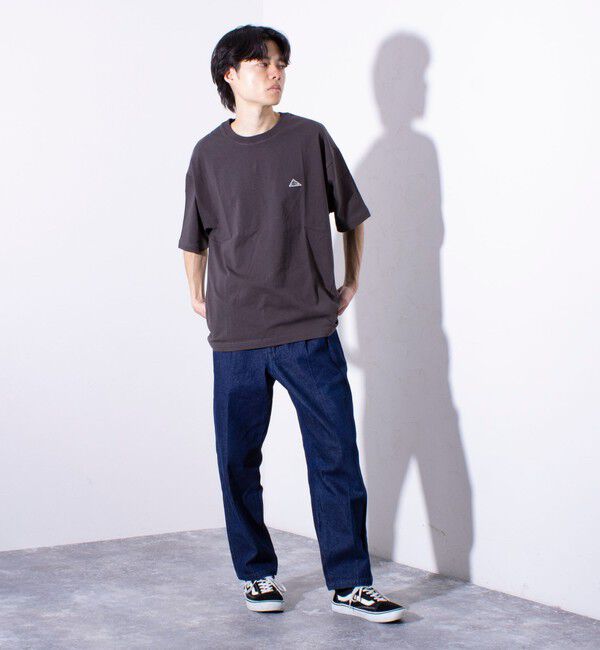 GLOSTER「【KELTY&times;GLOSTER】別注 バックタイポロゴプリントTシャツ ワンポイントワッペン」|Tシャツ・カットソー|