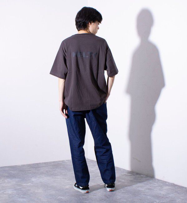 GLOSTER「【KELTY&times;GLOSTER】別注 バックタイポロゴプリントTシャツ ワンポイントワッペン」|Tシャツ・カットソー|