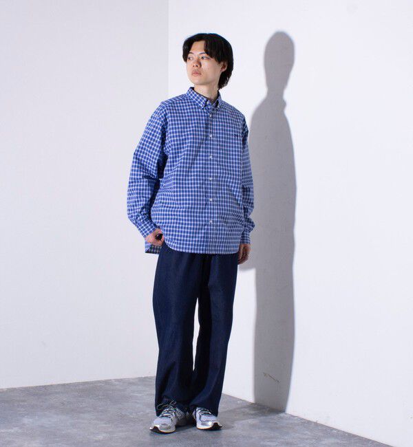 GLOSTER「【GLOSTER/グロスター】BOY ASTLAD ボタンダウン 長袖シャツ (無地/チェック)」|シャツ・ブラウス|