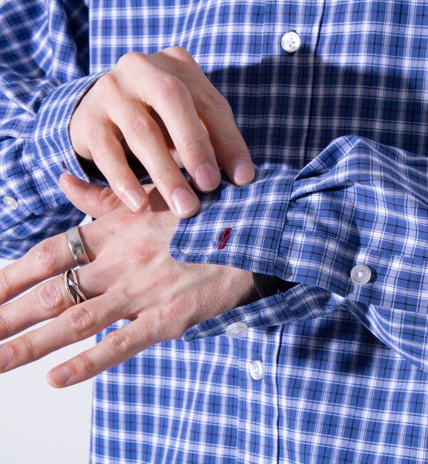 GLOSTER「【GLOSTER/グロスター】BOY ASTLAD ボタンダウン 長袖シャツ (無地/チェック)」|シャツ・ブラウス|