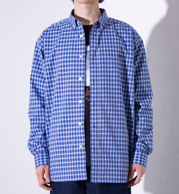 GLOSTER「【GLOSTER/グロスター】BOY ASTLAD ボタンダウン 長袖シャツ (無地/チェック)」|シャツ・ブラウス|