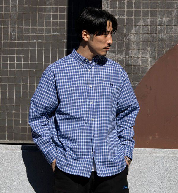 GLOSTER「【GLOSTER/グロスター】BOY ASTLAD ボタンダウン 長袖シャツ (無地/チェック)」|シャツ・ブラウス|