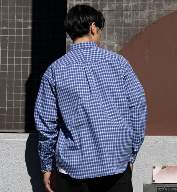 GLOSTER「【GLOSTER/グロスター】BOY ASTLAD ボタンダウン 長袖シャツ (無地/チェック)」|シャツ・ブラウス|