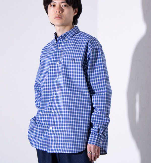 GLOSTER「【GLOSTER/グロスター】BOY ASTLAD ボタンダウン 長袖シャツ (無地/チェック)」|シャツ・ブラウス|