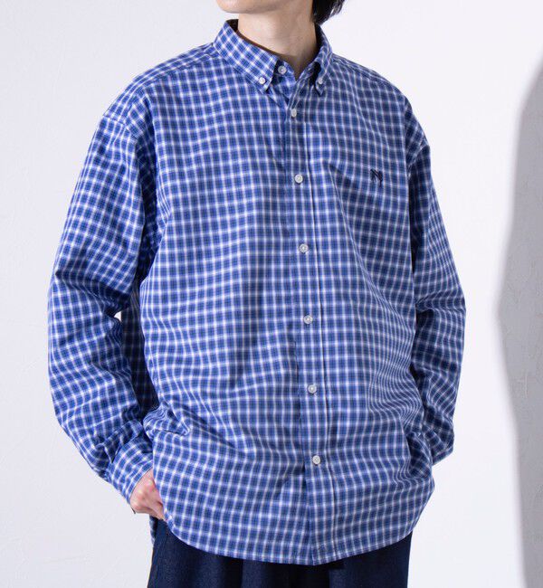 GLOSTER「【GLOSTER/グロスター】BOY ASTLAD ボタンダウン 長袖シャツ (無地/チェック)」|シャツ・ブラウス|