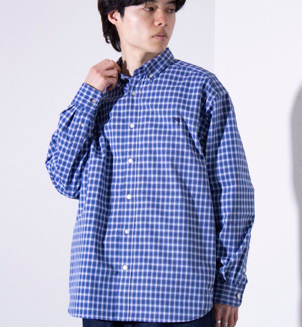 GLOSTER「【GLOSTER/グロスター】BOY ASTLAD ボタンダウン 長袖シャツ (無地/チェック)」|シャツ・ブラウス|