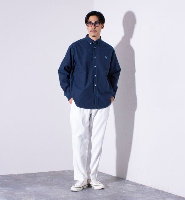 GLOSTER「【GLOSTER/グロスター】BOY ASTLAD ボタンダウン 長袖シャツ (無地/チェック)」|シャツ・ブラウス|