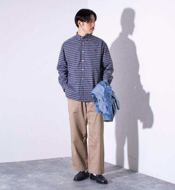 GLOSTER「【GLOSTER/グロスター】BOY ASTLAD ボタンダウン 長袖シャツ (無地/チェック)」|シャツ・ブラウス|