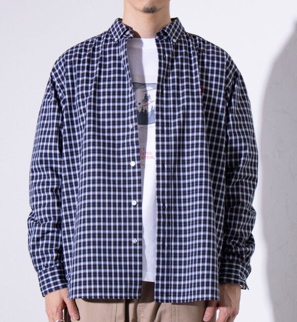 GLOSTER「【GLOSTER/グロスター】BOY ASTLAD ボタンダウン 長袖シャツ (無地/チェック)」|シャツ・ブラウス|