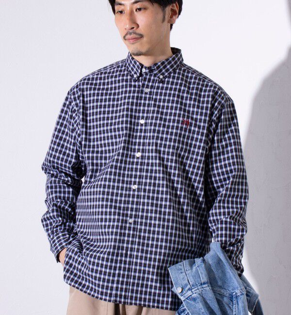 GLOSTER「【GLOSTER/グロスター】BOY ASTLAD ボタンダウン 長袖シャツ (無地/チェック)」|シャツ・ブラウス|