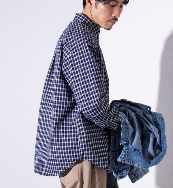 GLOSTER「【GLOSTER/グロスター】BOY ASTLAD ボタンダウン 長袖シャツ (無地/チェック)」|シャツ・ブラウス|
