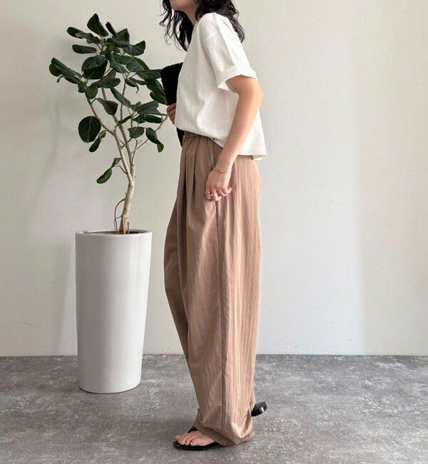 fredy emue「【新色追加！】ベーシッククロップド丈Tシャツ」|Tシャツ・カットソー|