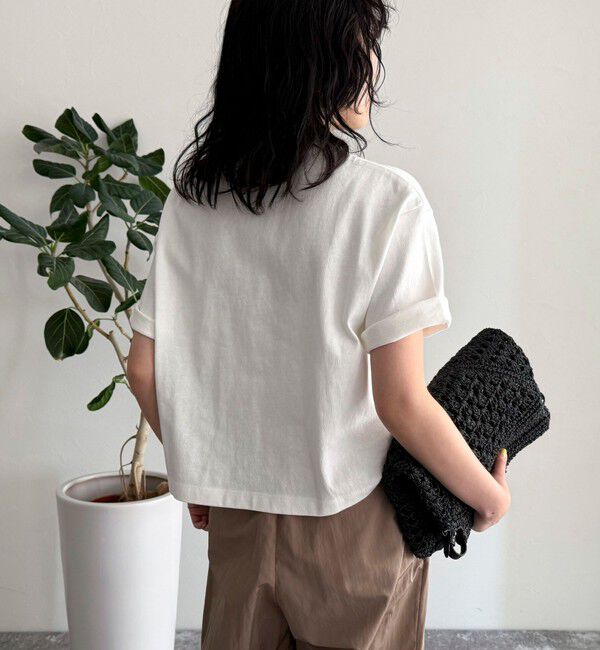 fredy emue「【新色追加！】ベーシッククロップド丈Tシャツ」|Tシャツ・カットソー|