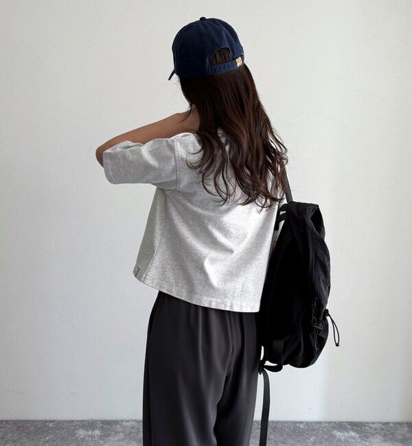 fredy emue「【新色追加！】ベーシッククロップド丈Tシャツ」|Tシャツ・カットソー|