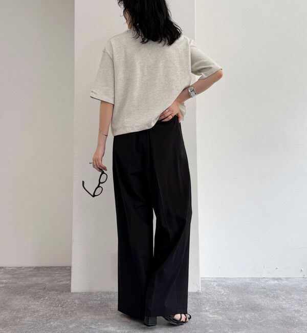 fredy emue「【新色追加！】ベーシッククロップド丈Tシャツ」|Tシャツ・カットソー|